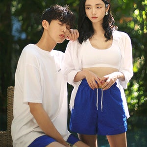 [EASTBORN] 너와 함께 걷는 길 커플팬츠 블루[커플가격]
