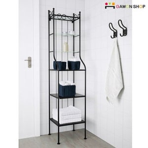 이케아 RONNSKAR 선반진열대(42X40X176)/철제선반/주방선반/다용도선반/곡선모양선반/북유럽풍선반