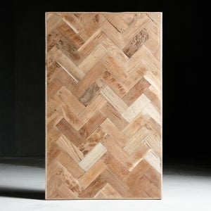 어썸 티크 테이블탑 (헤링본) 1200*750