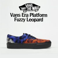 반스 에라 퍼지 레오파드 플랫폼 블랙 멀티 우먼스 (Vans Leopard)