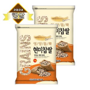 삼원농산물유통 삼원농산 현미찹쌀 10kg (5kg/2개) - 햇 찰현미 2024년산