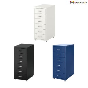 이케아 HELMER 철제서랍장/DIY가구/6단서랍장/사무용품/수납/국민서랍장/사무실