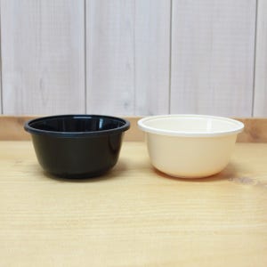 TY-사출 다회용공기 115파이 900개 검정 베이지색 뚜껑옵션 밥공기 소스