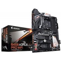 GIGABYTE B450 AORUS PRO WIFI (AMD Ryzen AM4/M.2 Thermal Guard with Onboard WIFI/HDMI/DVI/USB 3.1 Gen