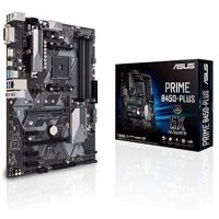 ASUS B450 AMD Ryzen 2 ATX Gaming Motherboard AM4 DDR4 HDMI DVI M.2 USB 3.1 Gen2 (Prime B450-Plus)