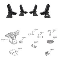 툴레 895 896 도크 부품, 툴레카약 서핑캐리어 부품