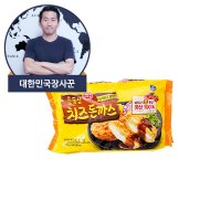 대한민국장사꾼 오뚜기 통등심 치즈돈까스 480g  1개