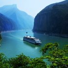 중국 패키지 여행 4박5일 해외 중경장강삼협 크루즈 유람 골든 황금호 먹
