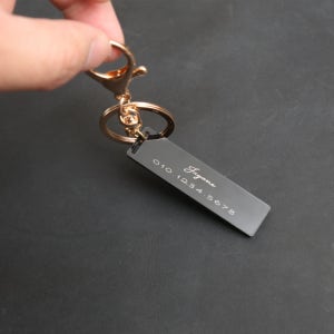 열쇠고리 키링 레터링 블랙 차량  선물, 제이원