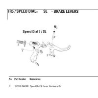 Avid Lever Hardware Kit Speed Dial SL