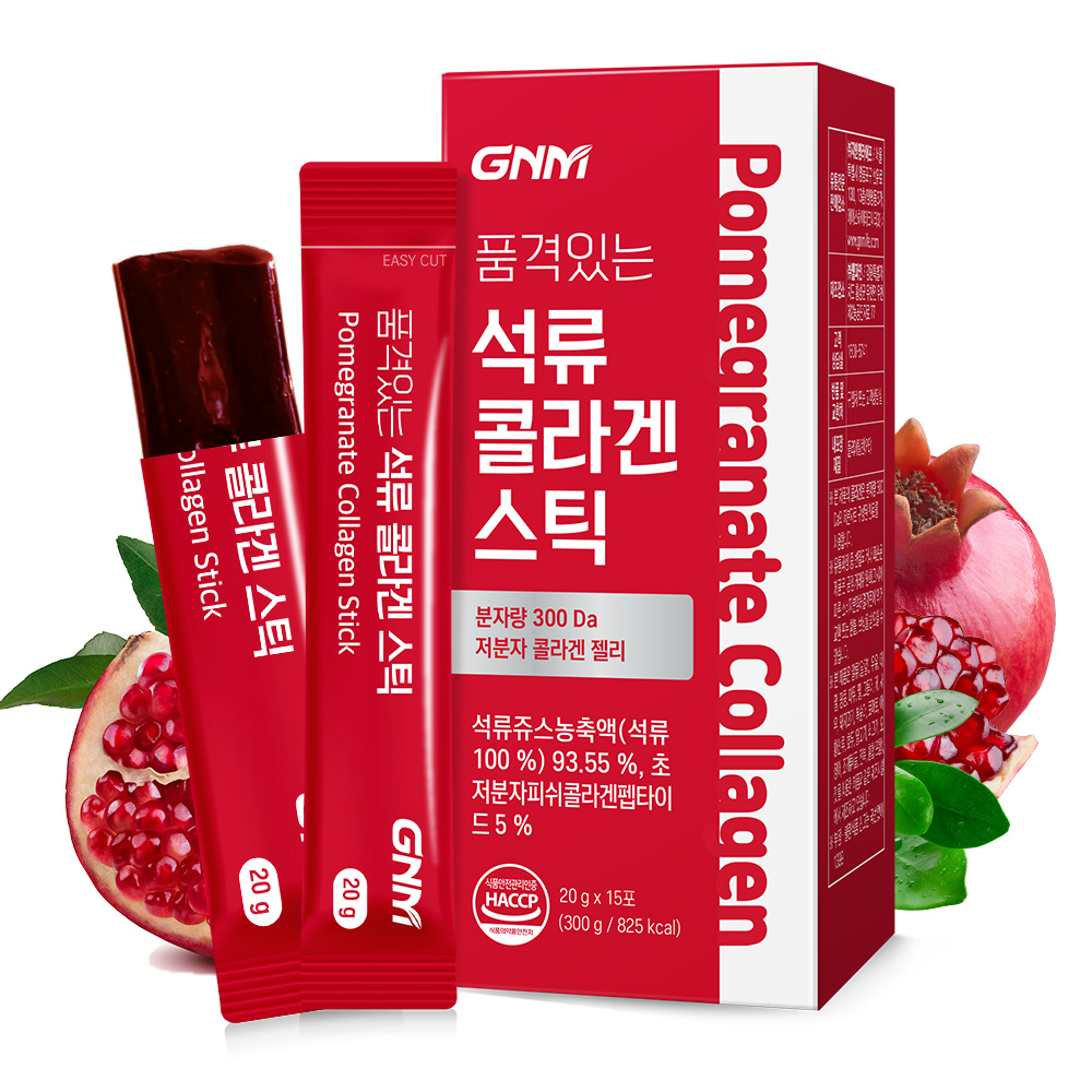 GNM자연의품격 품격있는 <b>석류 콜라겐</b> 스틱 20g x 15포