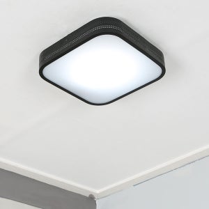 LED 루카스 직부 센서등 15W / 화이트 블랙 삼성칩 사각 주광색 센스 베란다 현관조명