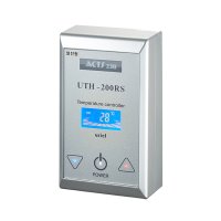 우리엘 필름판넬 통신용 온도조절기 UTH-200RS (은색)