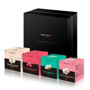 산그리메 블러썸 블랜딩티 4종 꽃차선물세트 답례품(매화,히비스커스,아카시아,목련)