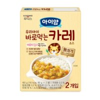 일동후디스 아이얌 우리아이 바로먹는 카레 소스 80g x 2개입