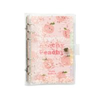 아트박스 peachy PVC 스팽글 6공 다이어리커버 A6