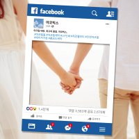 인스타 유튜브 페이스북 SNS 판넬 액자프레임sns 셀카 포토용