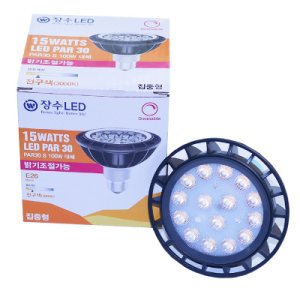 장수 LED PAR30 15W (100W대체용,디밍,집중형)-밝기조절가능