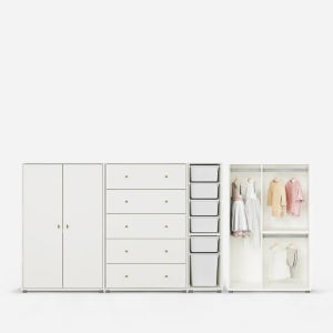 (아울렛) 보나 긴옷형 베이비장세트 194cm (핑크/그레이)