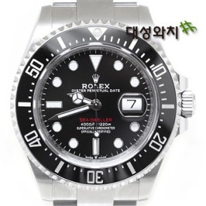 롤렉스 [대성와치#]로렉스 새상품 씨드웰러 레드웰러 126600 최신형 블랙판
