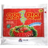 오양 오양 실속 맛살 1kg 맛살 게맛살 전 간식 단백질