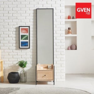 GVEN 지벤 스틸프레임 도로시 400 좌식 전신 화장대