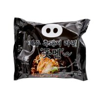 새롬식품 제주 흑돼지 라면 돗멘 110g