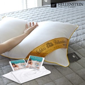 헬렌스타인 [헬렌스타인] 다운필 베개 2개 + 텐셀 방수베개커버 2개 50x70