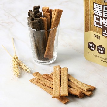 통밀당 단백칩 스틱 흑임자 제품 이미지