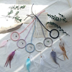 차량용🚗탄생석 드림캐쳐 썬캐쳐 생일선물 미니드림캐쳐, 비엘비비