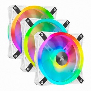 CORSAIR iCUE QL120 RGB (3팩, 화이트)