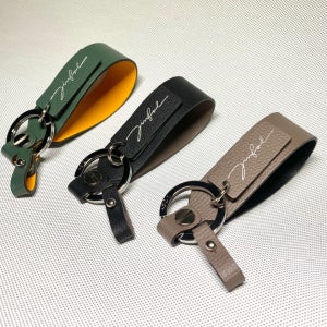 [인기] 스트랩 가죽 키링(키홀더), 진폴
