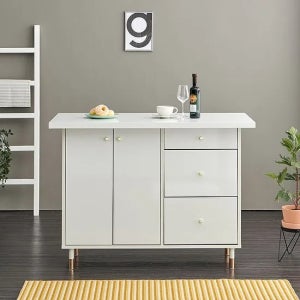 M135 아일랜드 와이드 수납홈바 3colors