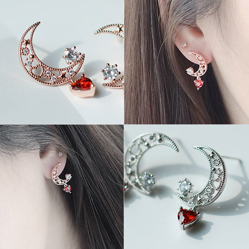 에이비에이블 크리스탈 드롭 귀걸이