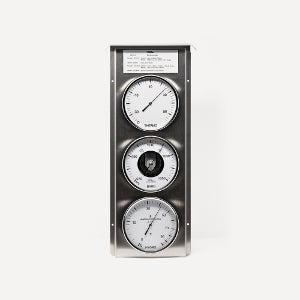 피셔 803-01 스테인레스스틸 온도계 습도계 기압계