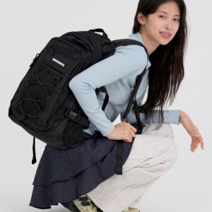 [네이키드니스] 메쉬 스트링 백팩 블랙 NB15ABG080