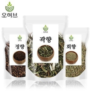 어진향차 셋트 (곽향+정향+회향) 부직포망 증정