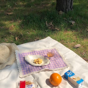 [위크닉] 감성 무지 피크닉매트 4종 야외 방수돗자리, 위크닉