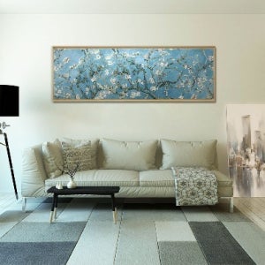 거실 인테리어액자 캔버스 명화그림 고흐 꽃피는 아몬드나무