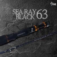 파인SEA RAY63L블랙 참돔 타이라바 이카메탈 한치 거치용 선상 낚시대