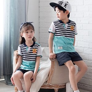 [인터크루] ICS2001 반팔 / 유치원 어린이집 활동복 유아동