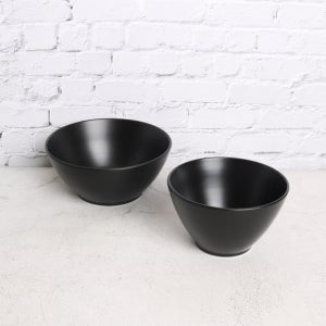 크레아트도자기 블랙 원공기 원대접[밥공기 국대접 국그릇 밥그릇]