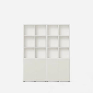 샘 책장 5단 80cm 수납형 X 2set 시공 (컬러 택1)