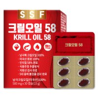 순수식품 크릴오일58 500mg x 30캡슐