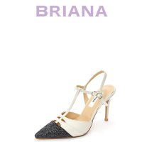 아미마켓 브리아나 Glitter combi slingback Black-Cream BR0018-1 LE1204266780