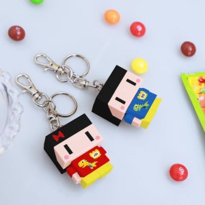 우리아이 지켜줄 🧚미아방지 네임택 토이 키링🧚‍♂️, 키카쿠브