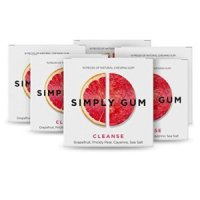 Simply Gum 심플리껌 내츄럴 클렌져 자몽과가시배 15개입 6개