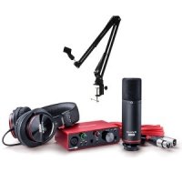 Focusrite 스칼렛솔로 3세대 레코딩패키지 마이크 인터페이스 헤드폰 스탠드S