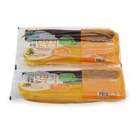 [코스트코 냉장] 싱그람 우엉과 단무지 250g x 2개 / 치자나무 천연색소 사용 / 빙초산 사용안함