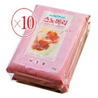 서부푸드몰 냉동 슬라이스 딸기 1kg 10개입